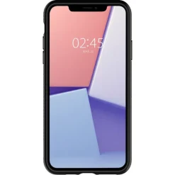 Etui Iphone 11 SPIGEN Liquid Air Apple Matte Black Czarne Case