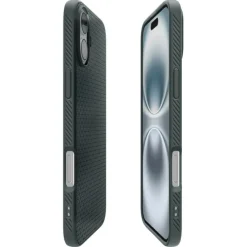 Etui iPhone 16 Spigen Liquid Air Abyss Green