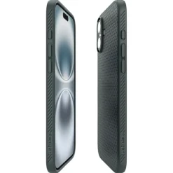 Etui iPhone 16 Spigen Liquid Air Abyss Green