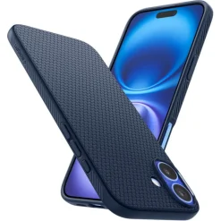 Etui iPhone 16 Spigen Liquid Air Navy Blue