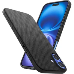Etui iPhone 16 Spigen Liquid Air Matte Black