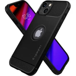 Etui iPhone 13 SPIGEN RUGGED ARMOR MATTE BLACK CASE
