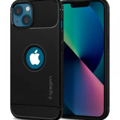Etui iPhone 13 SPIGEN RUGGED ARMOR MATTE BLACK CASE