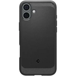 Etui iPhone 16 Spigen Rugged Armor Mag Magsafe Matte Black