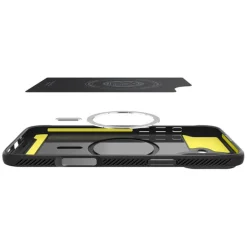 Etui iPhone 16 Spigen Rugged Armor Mag Magsafe Matte Black