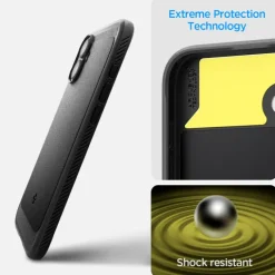 Etui iPhone 16 Spigen Rugged Armor Mag Magsafe Matte Black