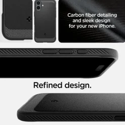 Etui iPhone 16 Spigen Rugged Armor Mag Magsafe Matte Black
