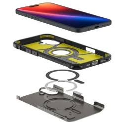 Etui iPhone 16 Spigen Tough Armor Mag Magsafe Gunmetal
