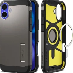 Etui iPhone 16 Spigen Tough Armor Mag Magsafe Gunmetal