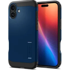 Etui iPhone 16 Spigen Tough Armor Mag Magsafe Avy Blue