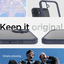 Etui iPhone 16 Spigen Ultra Hybrid Navy Blue