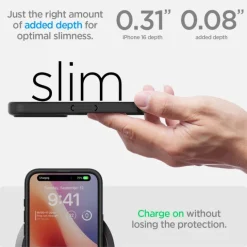 Etui iPhone 16 Spigen Ultra Hybrid Frost Black