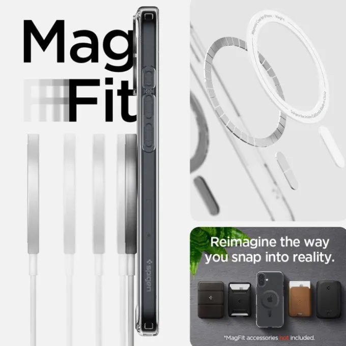 Etui iPhone 16 Spigen Ultra Hybrid Mag Magsafe Carbon Fiber