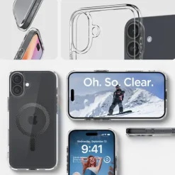 Etui iPhone 16 Spigen Ultra Hybrid Mag Magsafe Carbon Fiber