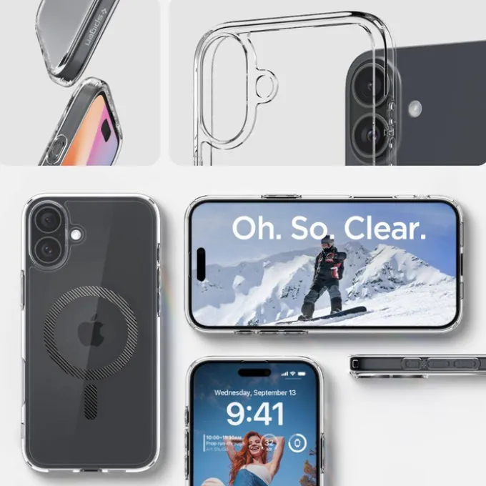 Etui iPhone 16 Spigen Ultra Hybrid Mag Magsafe Carbon Fiber