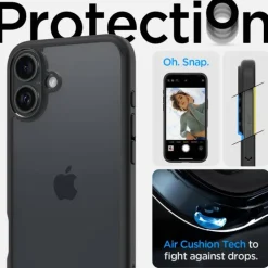 Etui iPhone 16 Spigen Ultra Hybrid Matte Black