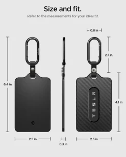 ETUI NA KARTĘ SPIGEN TESLA KEY CARD HOLDER CZARNE