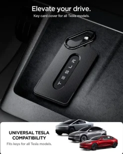 ETUI NA KARTĘ SPIGEN TESLA KEY CARD HOLDER CZARNE