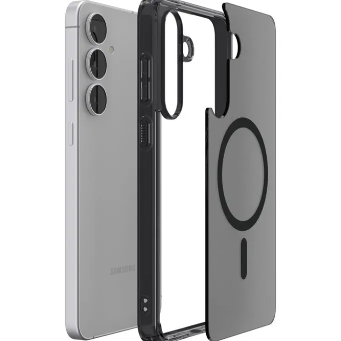 ETUI SAMSUNG GALAXY S25 FE SPIGEN ULTRA HYBRID MAG MAGSAFE FROST BLACK