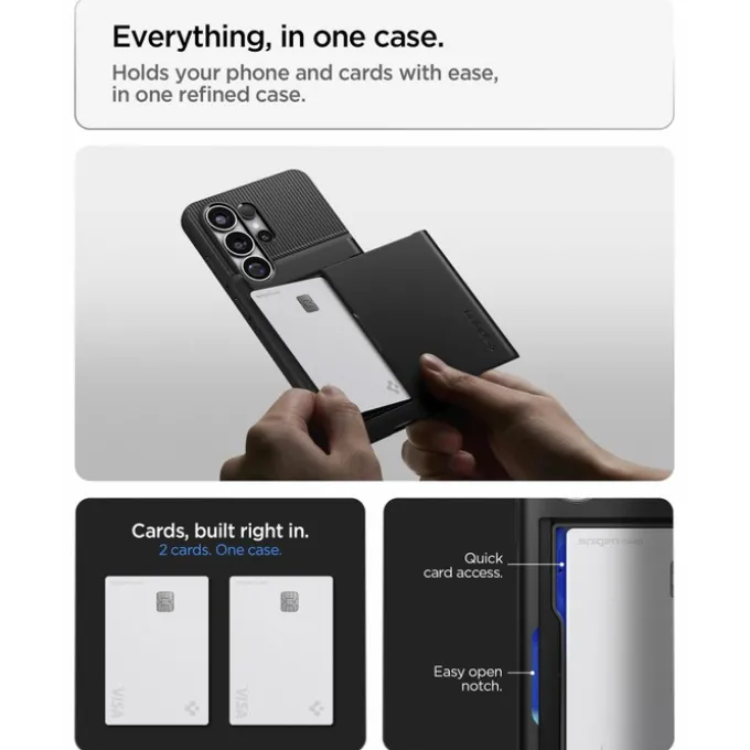 ETUI SAMSUNG GALAXY S26 ULTRA SPIGEN SLIM ARMOR CS BLACK