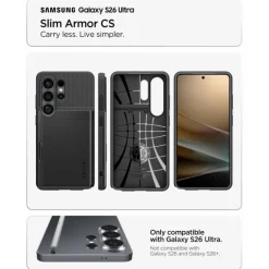 ETUI SAMSUNG GALAXY S26 ULTRA SPIGEN SLIM ARMOR CS BLACK