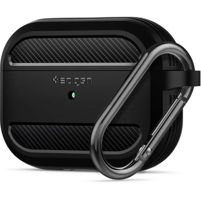 Etui SPIGEN Airpods Pro Rugged Armor Matte Black Czarne Case