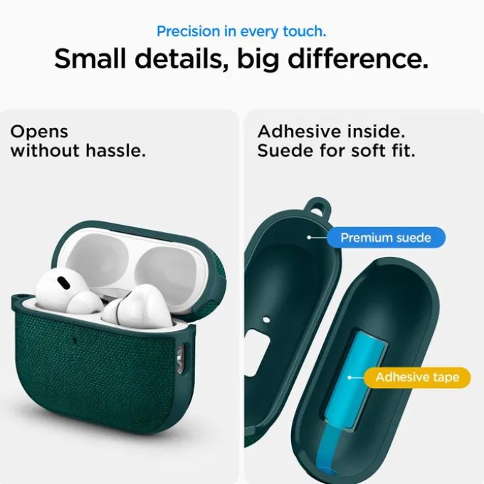 ETUI SPIGEN AIRPODS PRO 3 URBAN FIT MIDNIGHT GREEN