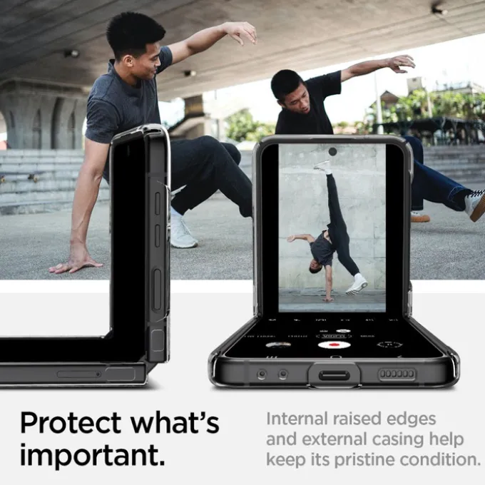 Etui Spigen Airskin Galaxy Z Flip 4 Crystal Clear