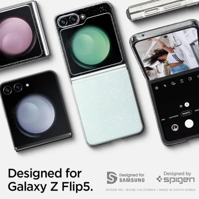 Etui Spigen Airskin Galaxy Z Flip 5 Glitter Crystal Case