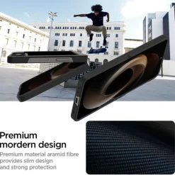 ETUI SPIGEN AIRSKIN SAMSUNG GALAXY Z FLIP 6 / 7 FE ARAMID BLACK