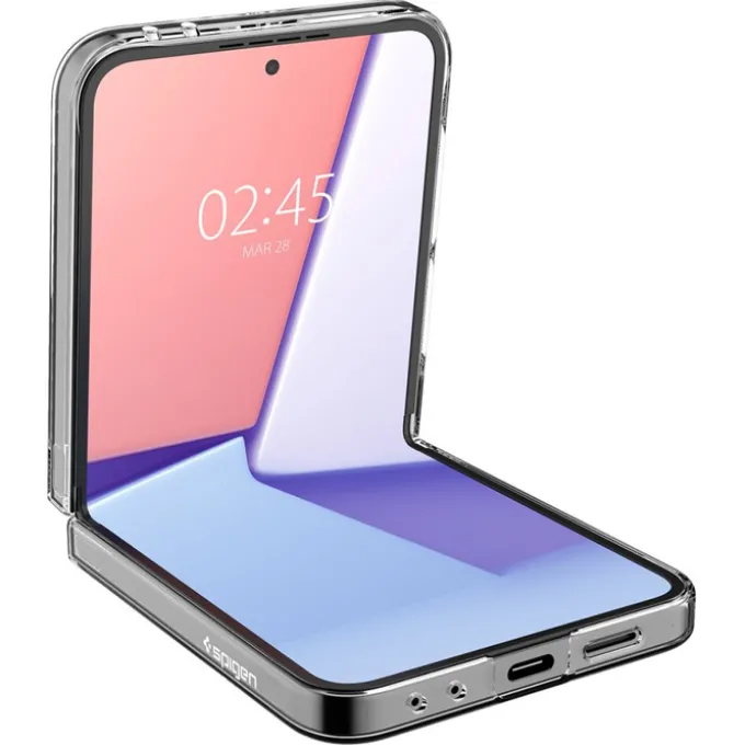 ETUI SPIGEN AIRSKIN SAMSUNG GALAXY Z FLIP 6 / 7 FE CRYSTAL CLEAR