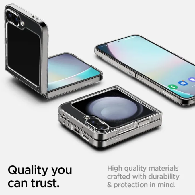 ETUI SPIGEN AIRSKIN SAMSUNG GALAXY Z FLIP 6 / 7 FE CRYSTAL CLEAR