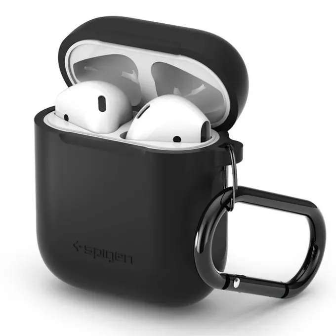 Etui SPIGEN Apple Airpods Black Czarne Case
