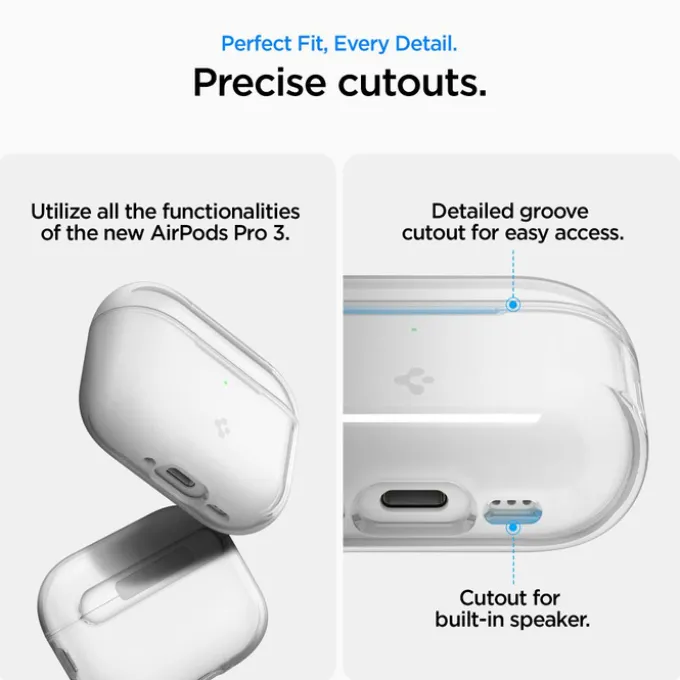 ETUI SPIGEN APPLE AIRPODS PRO 3 LIQUID CRYSTAL CRYSTAL CLEAR