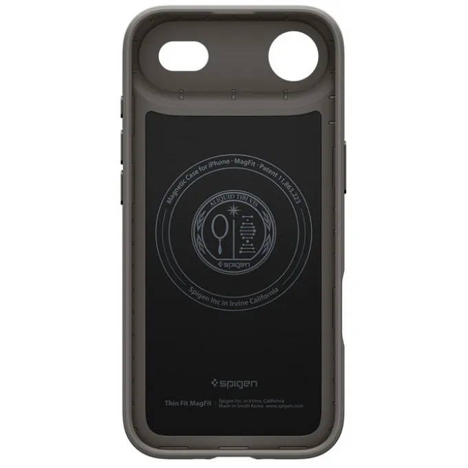 ETUI SPIGEN APPLE IPHONE AIR THIN FIT MAGSAFE GUNMETAL