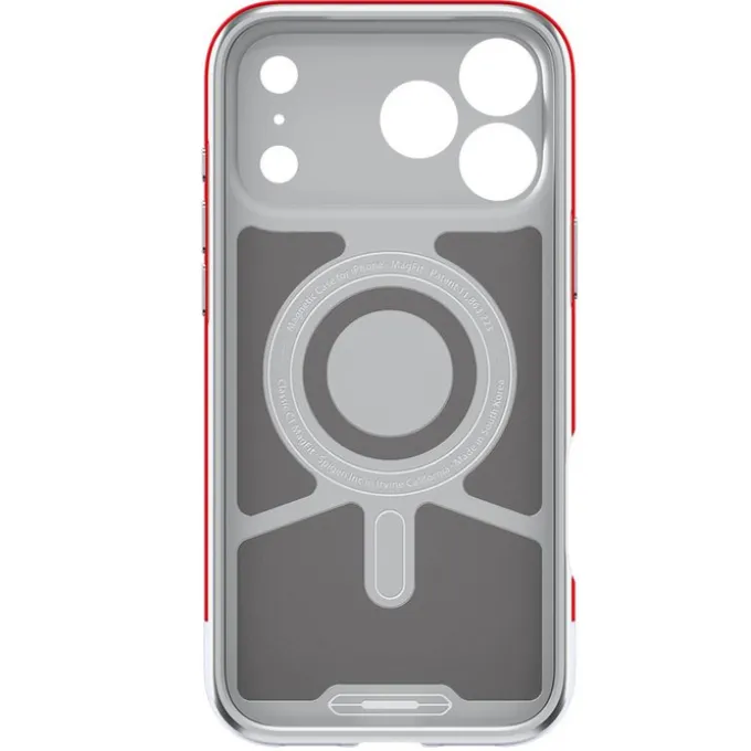 ETUI SPIGEN APPLE IPHONE 17 PRO CLASSIC C1 MAGSAFE RUBY