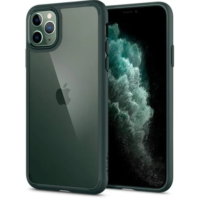 Etui SPIGEN Apple iPhone 11 Pro Ultra Hybrid Midnight Green Zielone Case