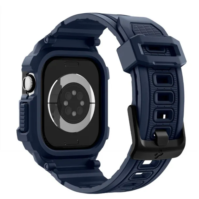 ETUI SPIGEN APPLE WATCH 10 / 11 (42 MM) RUGGED ARMOR ”PRO” V2 NAVY BLUE