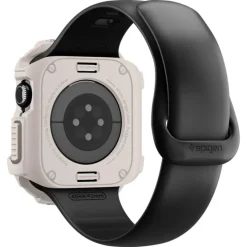 ETUI SPIGEN APPLE WATCH 10 / 11 (42 MM) RUGGED ARMOR V2 DUNE BEIGE