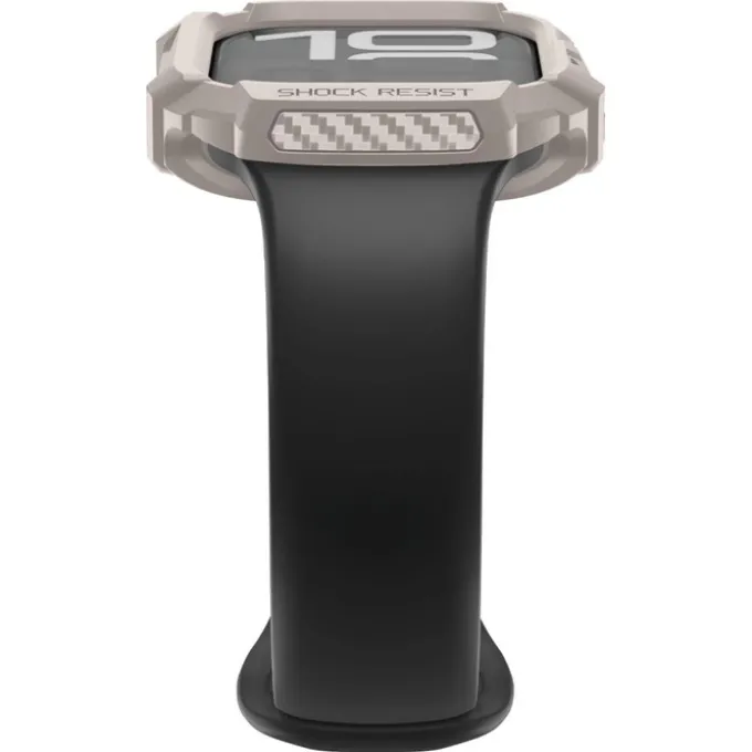 ETUI SPIGEN APPLE WATCH 10 / 11 (42 MM) RUGGED ARMOR V2 DUNE BEIGE