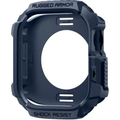 ETUI SPIGEN APPLE WATCH 10 / 11 (42 MM) RUGGED ARMOR V2 NAVY BLUE