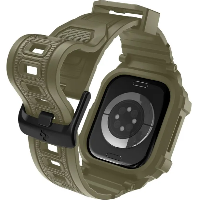 ETUI SPIGEN APPLE WATCH 10 / 11 (46 MM) RUGGED ARMOR ”PRO” V2 VINTAGE KHAKI