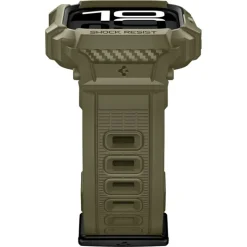 ETUI SPIGEN APPLE WATCH 10 / 11 (46 MM) RUGGED ARMOR ”PRO” V2 VINTAGE KHAKI