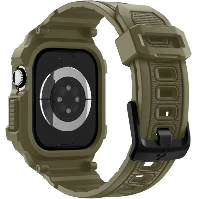 ETUI SPIGEN APPLE WATCH 10 / 11 (46 MM) RUGGED ARMOR ”PRO” V2 VINTAGE KHAKI