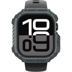 ETUI SPIGEN APPLE WATCH 11 46MM RUGGED ARMOR 2 DARK GRAY