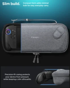 ETUI SPIGEN ASUS ROG XBOK ALLY/ ALLY X KLASDEN POUCH CHARCOAL GRAY