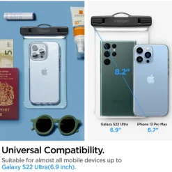Etui Spigen A601 Universal Waterproof Case Crystal Clear