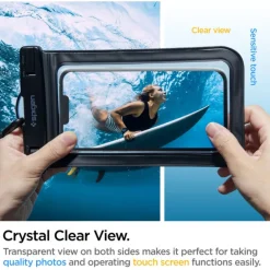 Etui Spigen A601 Universal Waterproof Case 2-pack Black