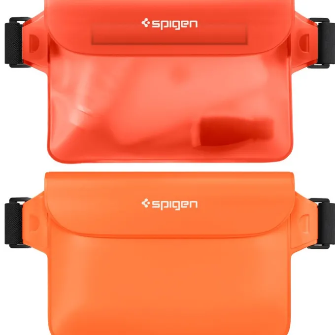 Etui Spigen A620 Universal Waterproof Waist Bag 2-pack Sunset Orange Case