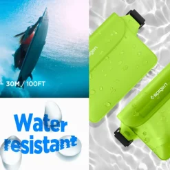 Etui Spigen A620 Universal Waterproof Waist Bag 2-pack Cactus Green Case
